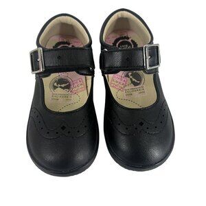 Livie & Luca Black Mary Jane Shoes Size 10M Synthetic Leather Upper With Buckle